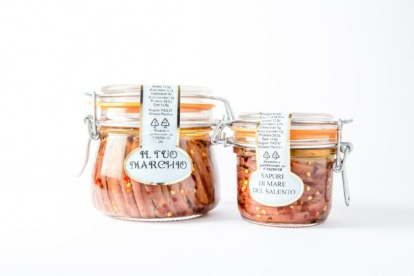 FILETTI DI ALICI PICCANTI IN VASO